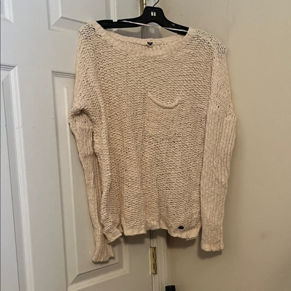 Roxy Women's Cream Knit Sweater